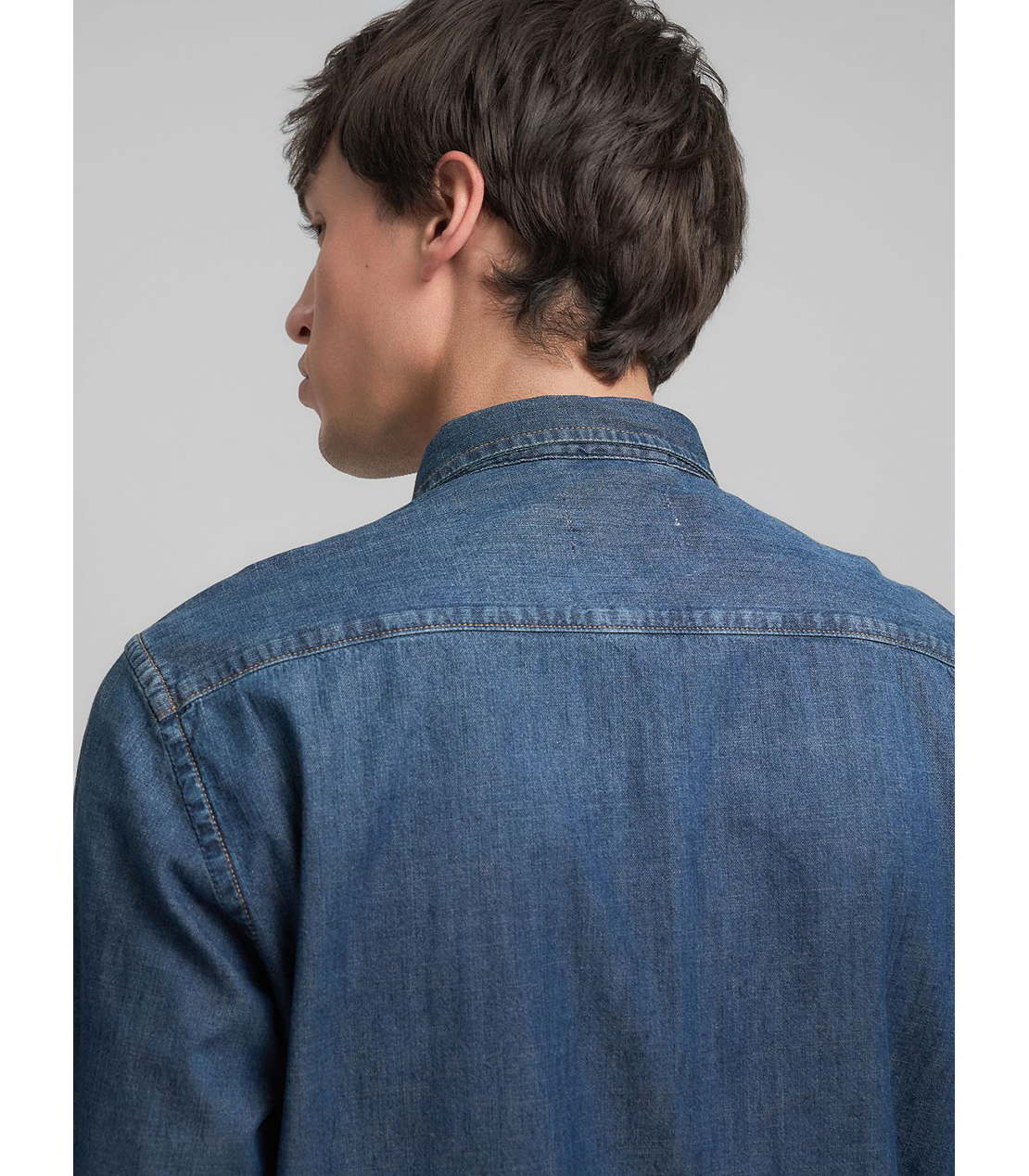 6.5OZ ダメージ加工デニムウエスタンシャツ 詳細画像 ダークブルー 6